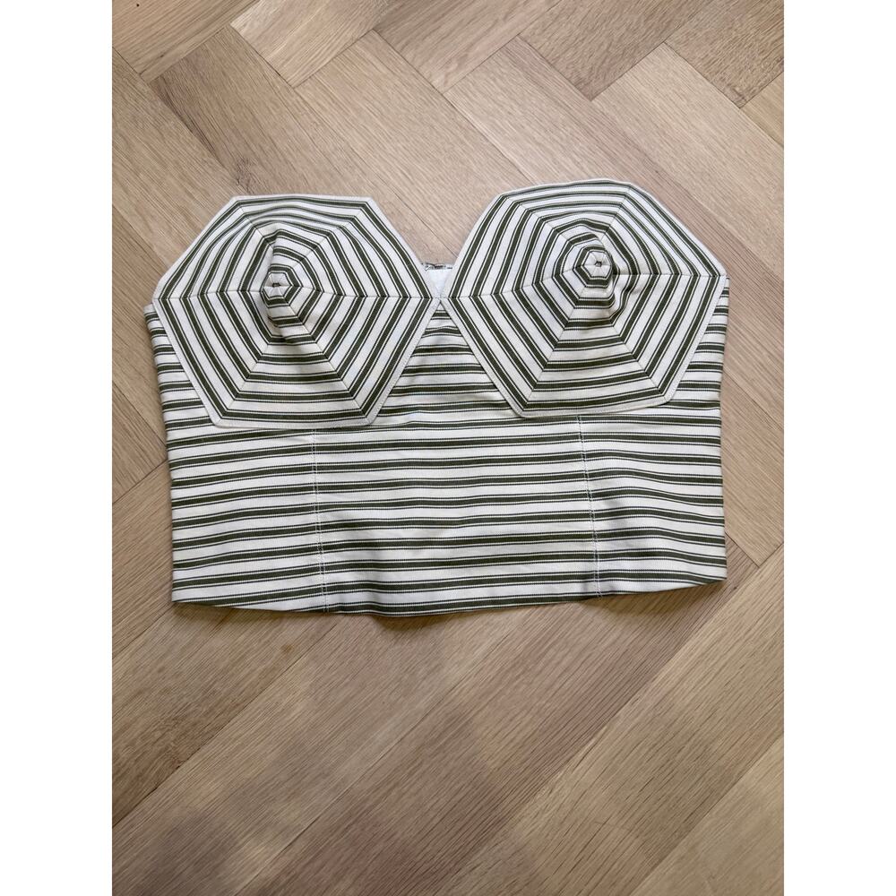 Mara Hoffman Suki Striped Bustier Top - Womens	2 - Picture 3 of 8
